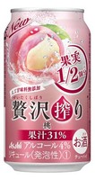 アサヒ『贅沢搾り　桃』　商品画像